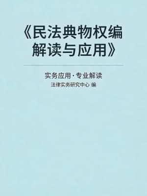 《民法典物权编解读与应用》