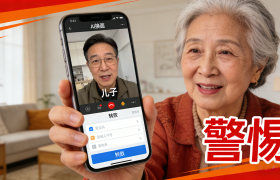 警惕"AI换脸"新骗局：骗子冒充子女视频骗走养老钱