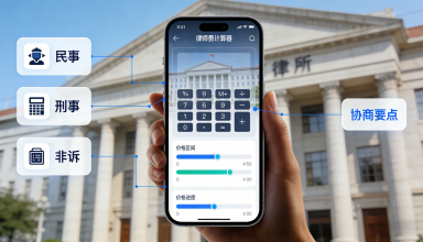 律师收费参考：按案件类型分类合理区间