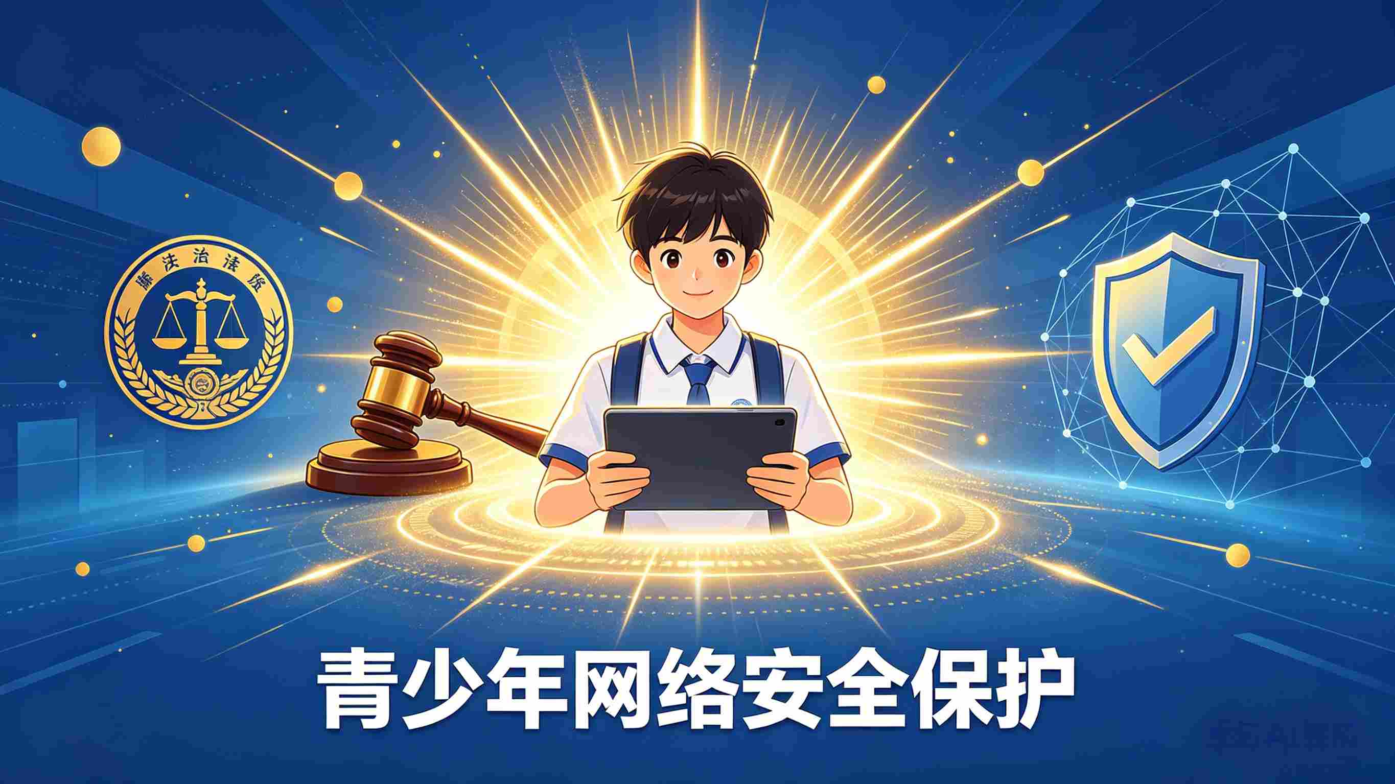 法治中国建设网：八部门新规筑牢未成年人网络安全防线